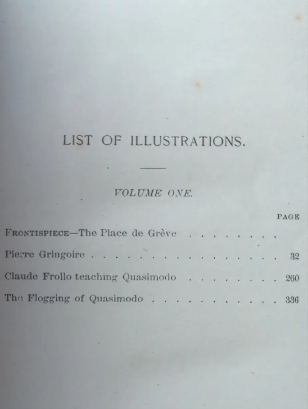 VTG Antique Victor Hugo Notre Dame Vol. I Hardcover Book PF Collier Illustrated